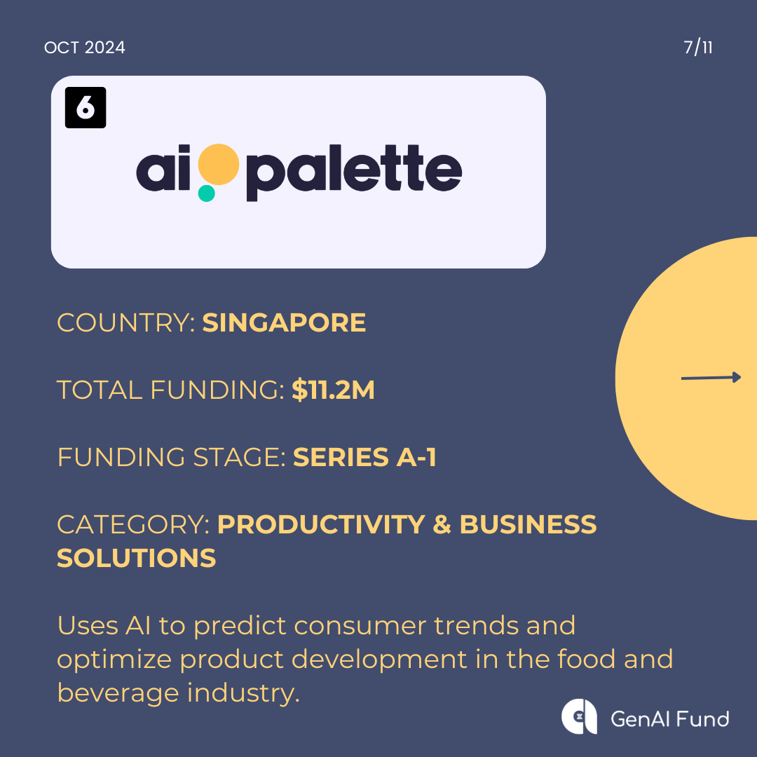 Ai Palette - Top funded GenAI startup in ASEAN