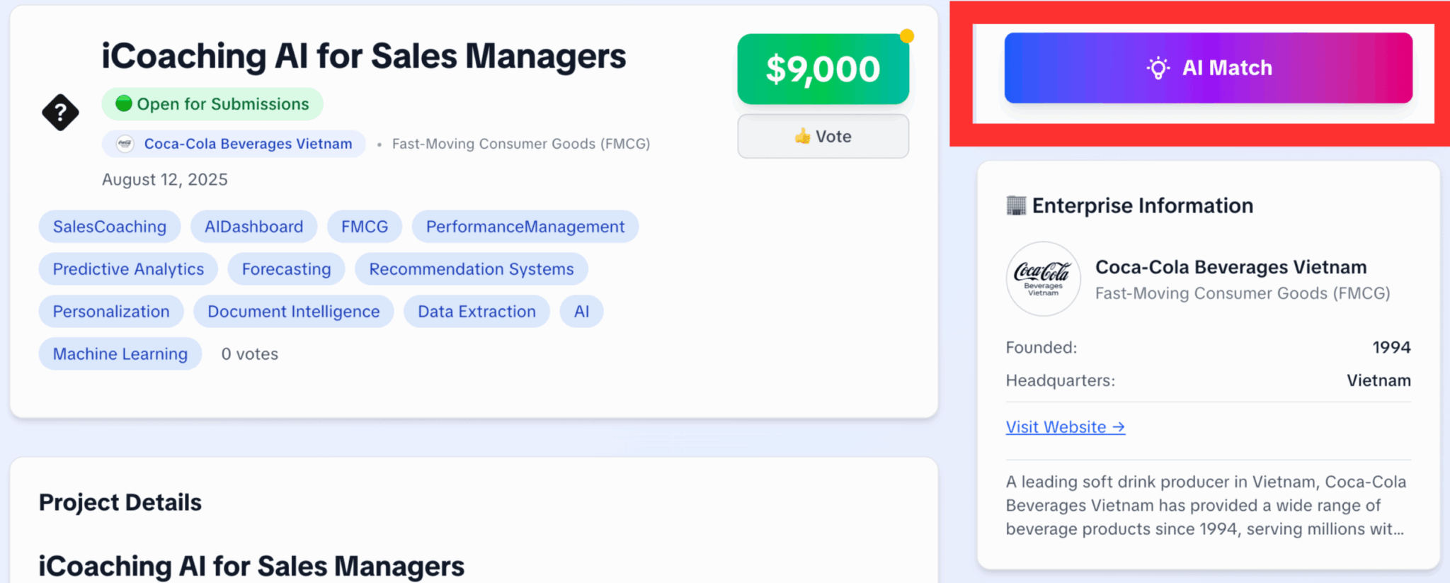 Enterprise User Guide – How to Navigate the AI Matchmaking Platform ...